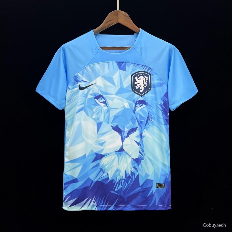 2024 Netherlands Special Blue Jersey