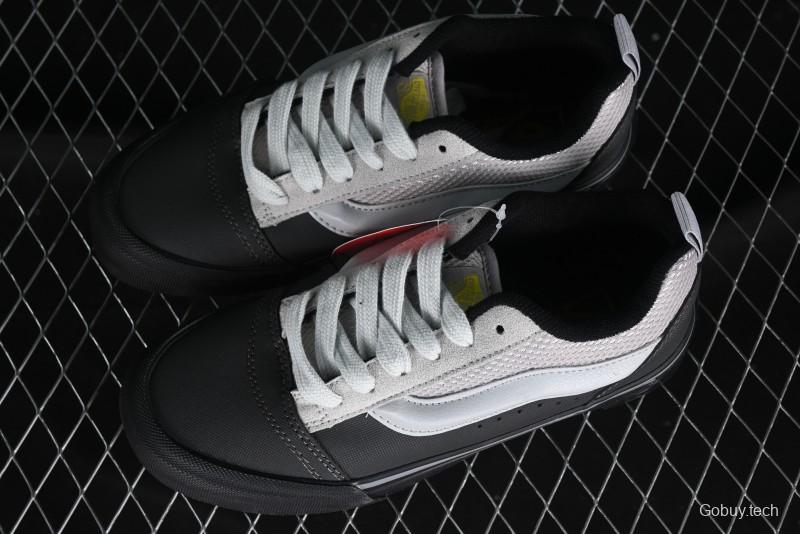 Vans OG Classic Slip-On Acid Wash Retro Grey Black Skate Shoes - VN0009QCGRY