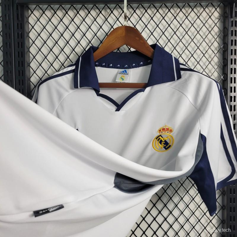 Retro 00/01 Real Madrid Home Jersey