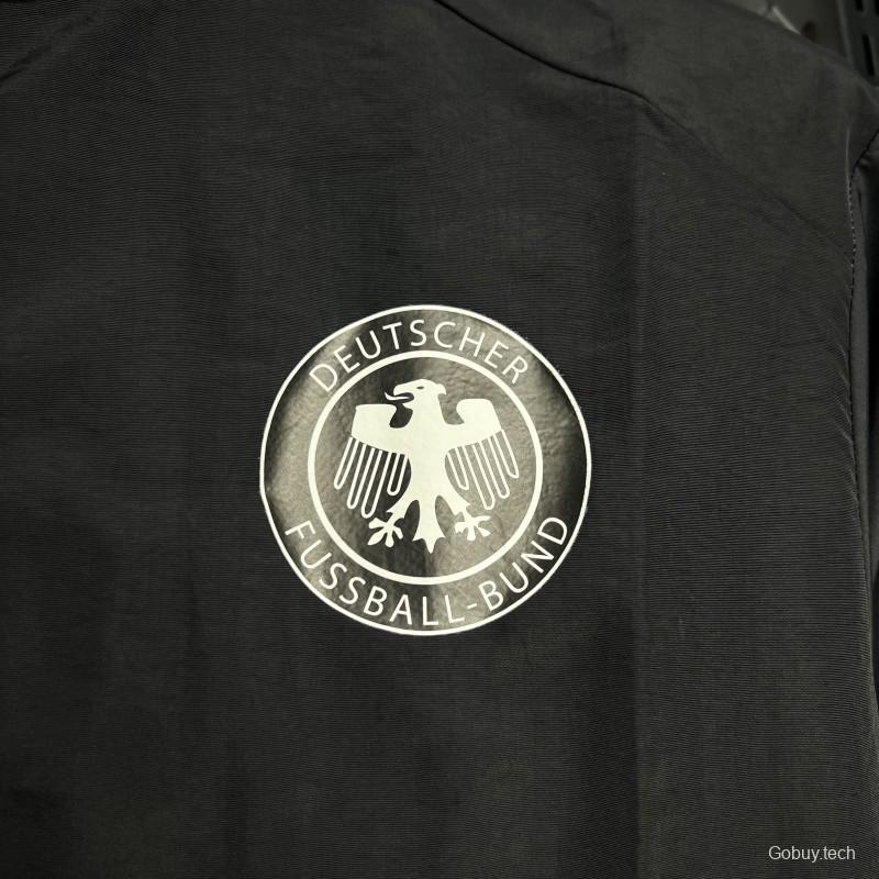 2024 Germany Black Windbreaker