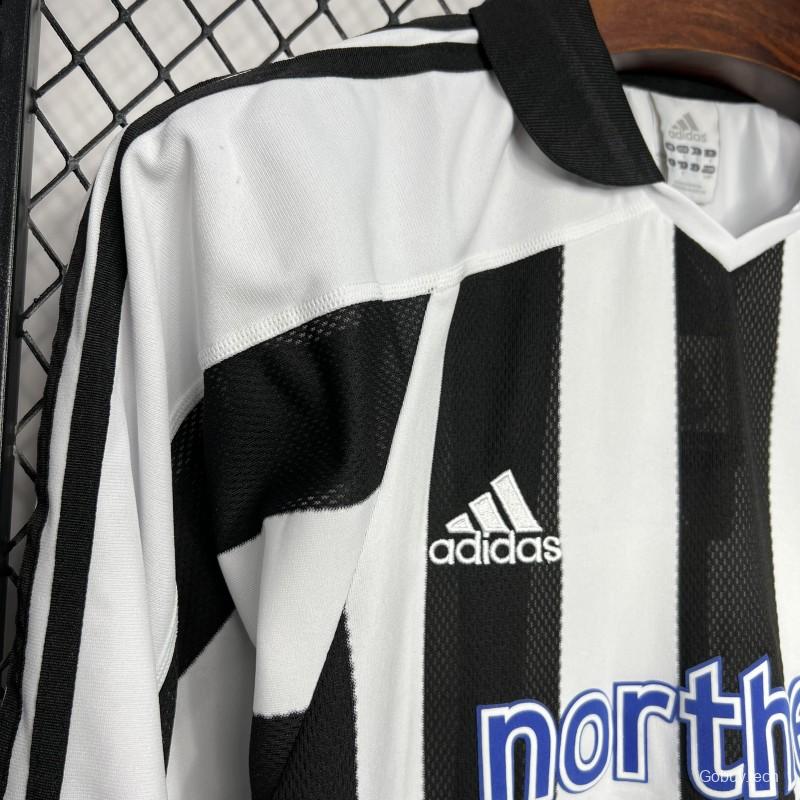 Retro 03/05 Newcastle United Home Long Sleeve Jersey