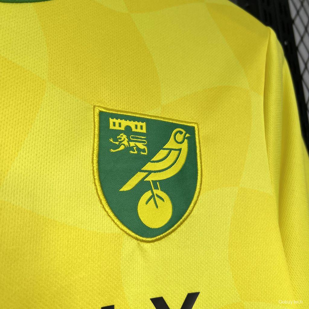 24/25 Norwich City F.C. Home Jersey