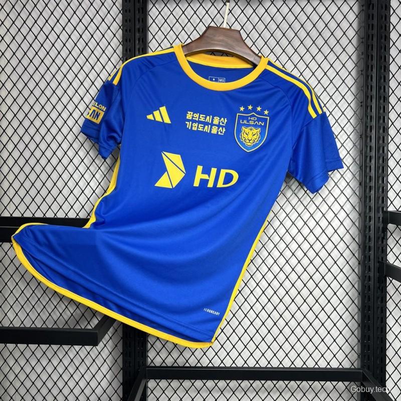 24/25 Korea Ulsan HD FC Home Jersey