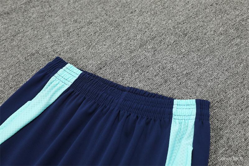 24/25 Arsenal Blue Half Zipper Jacket+Long Pants