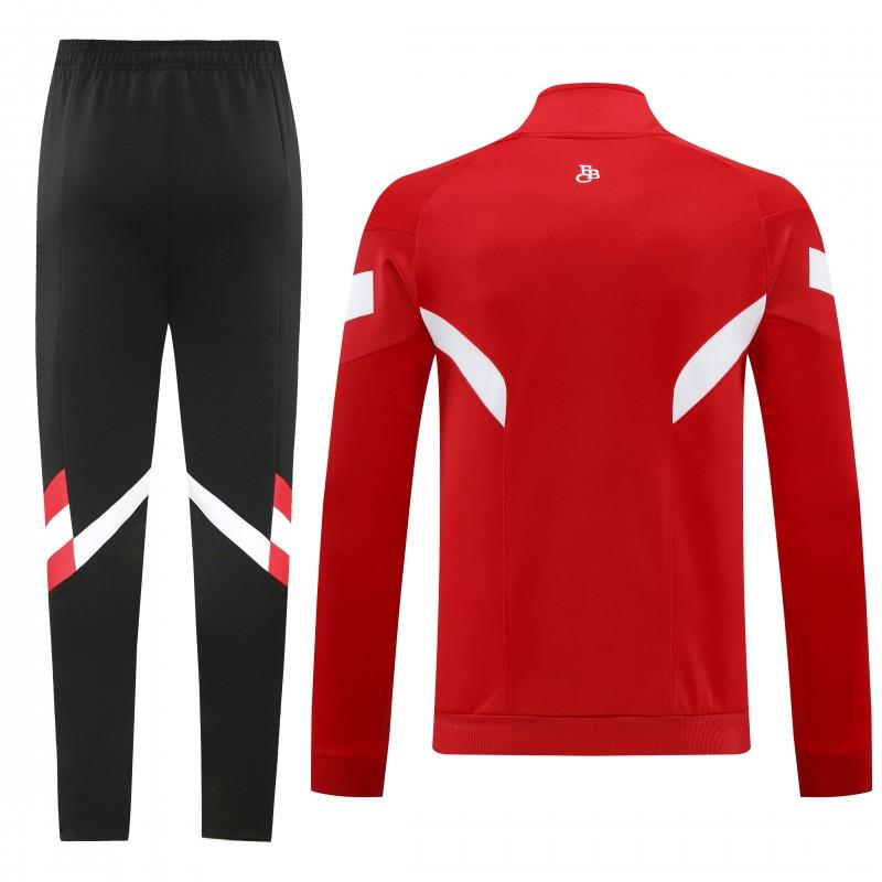 24/25 Bayern Munich Red Full Zipper Jacket +Long Pants