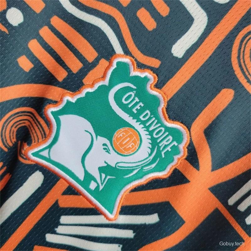 2024 Ivory Coast Pre-Match Train Jersey