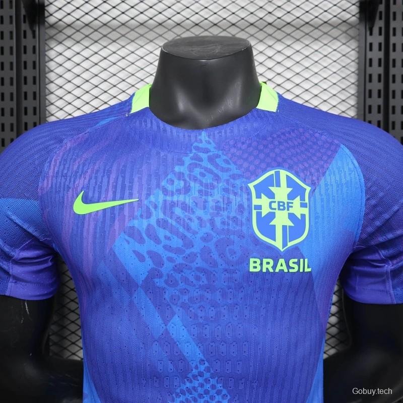 25/26 Player Version Brazil Blue Jersey