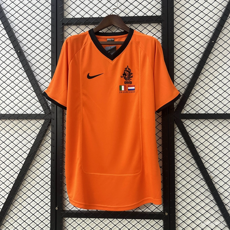 2000 Retro Netherlands Home Jersey