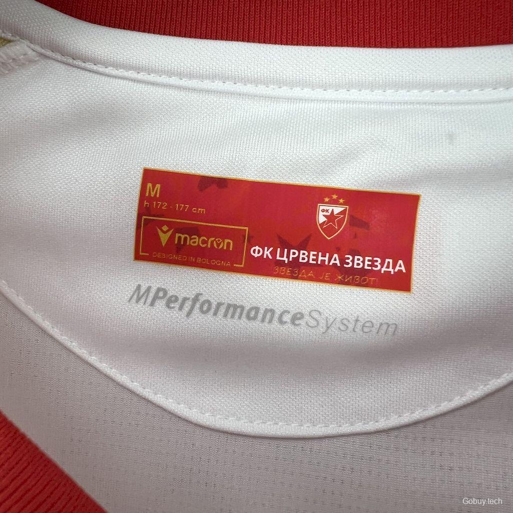 2024/25 Red Star Belgrade Home Jersey