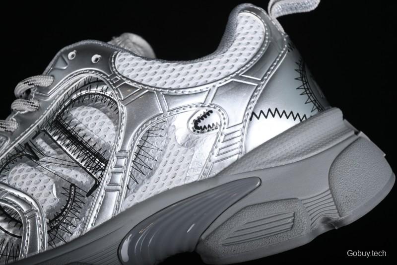 Dior Chrono Round Toe Lace-Up Lifestyle Casual Running Sneakers - 59K GREY