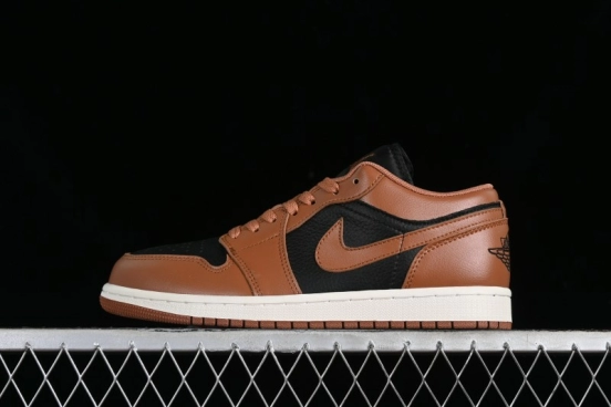 Nike Air Jordan 1 Low AJ1 Black Mocha Casual Sneakers - DC0774-021