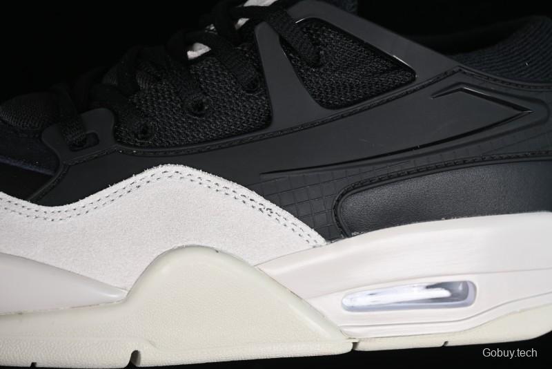 Nike Air Jordan 4 Remastered Sneakers in Black, Light Bone, and Dark Gray - FQ7939-001