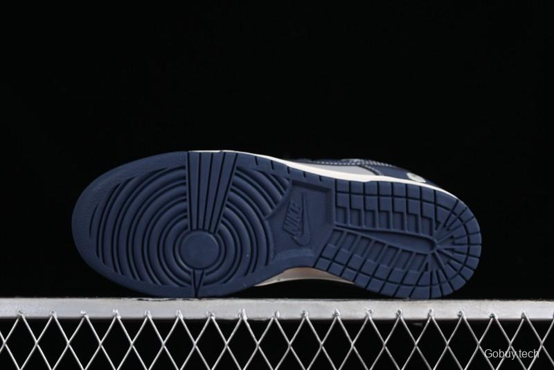 Nike SB Dunk Low BAPE Collaboration - Light Blue Grey Anniversary High-End Custom Low-Top Casual Skate Shoes - BB8969-001