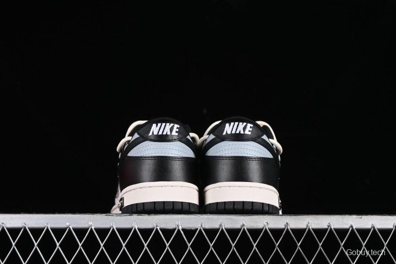 Nike Dunk Low Speed & Fury Distressed Oxidized Metal Punk SB Strap Low-Top Casual Sneakers - DD1391-100