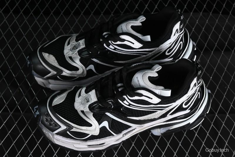 Balenciaga Runner Kith Four Color Retro Casual Sneakers - W3RXP0213