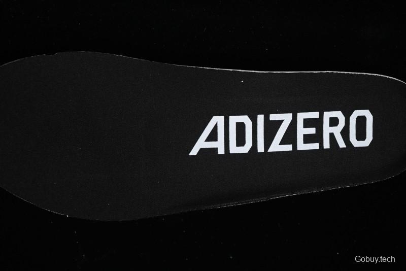 Adidas Adizero Boston 12 M Running Shoes Lightweight Breathable Low-Top with ENERGYROD Carbon Plate - IE8494