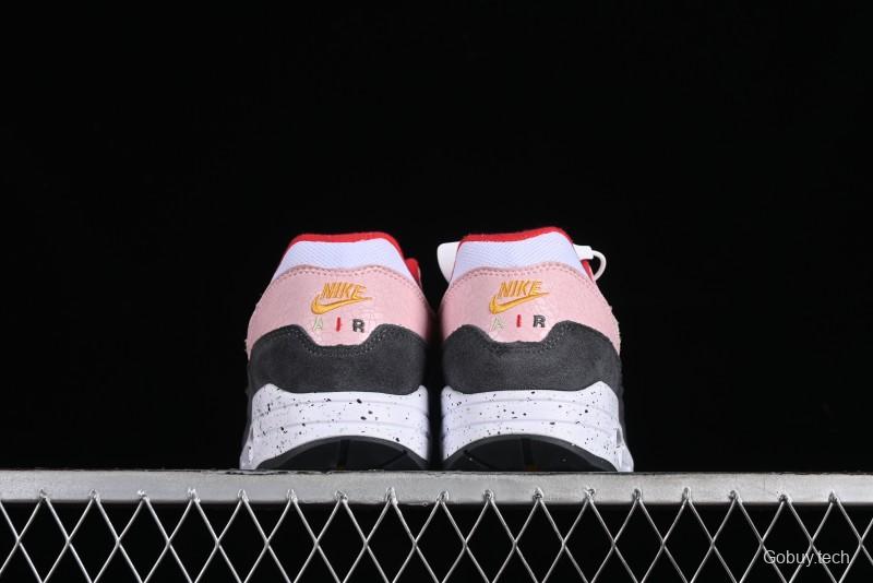 Nike Air Max 1 Retro Running Shoes with Half-Sole Air Cushion - FZ4133-640