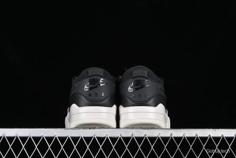 Nike Air Jordan 4 Remastered Sneakers in Black, Light Bone, and Dark Gray - FQ7939-001
