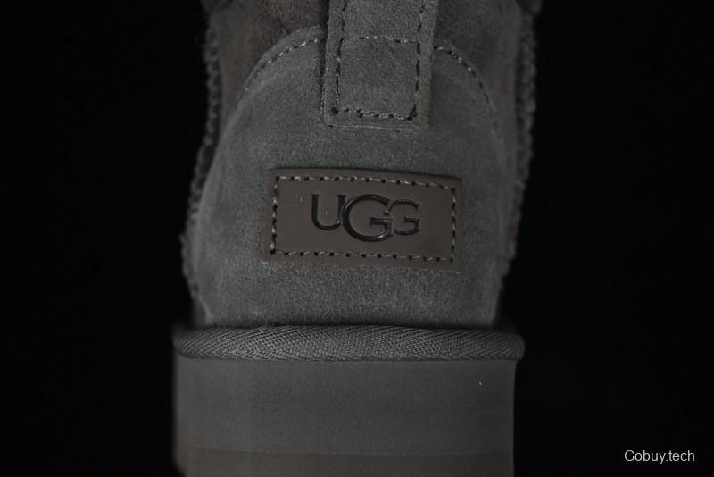 UGG Classic Ultra Mini Platform 3CM Wool Blend Mini Short Boots - 1135092