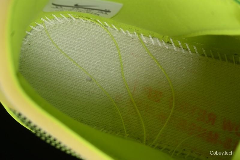 Nike Off White x Air Force 1 Low OW Transparent Yellow Sneakers - AO4606-700