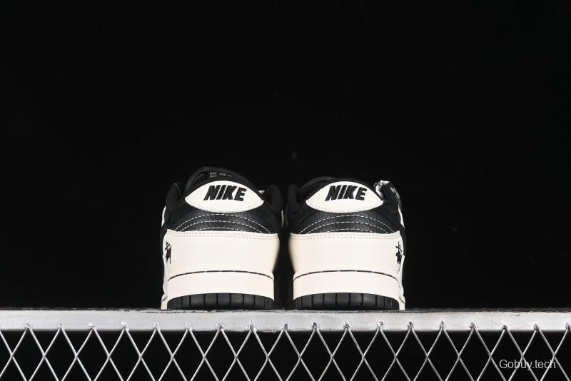 Nike SB Dunk Low Stussy Collaboration - Anniversary High-End Custom Low-Top Casual Sneakers - XY1688-016
