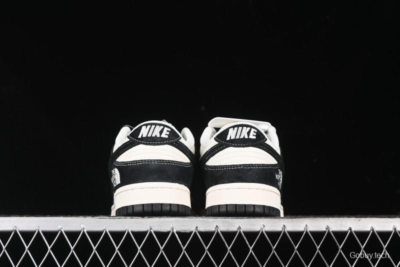 Nike SB Dunk Low The North Face Collaboration - Black Pig Eight Black Hook Anniversary High-End Custom Low-Top Casual Sneakers - SJ1089-011
