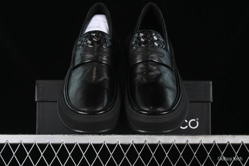 ECCO London Series 2024 New Leather Business Driving Loafers - 63663701001