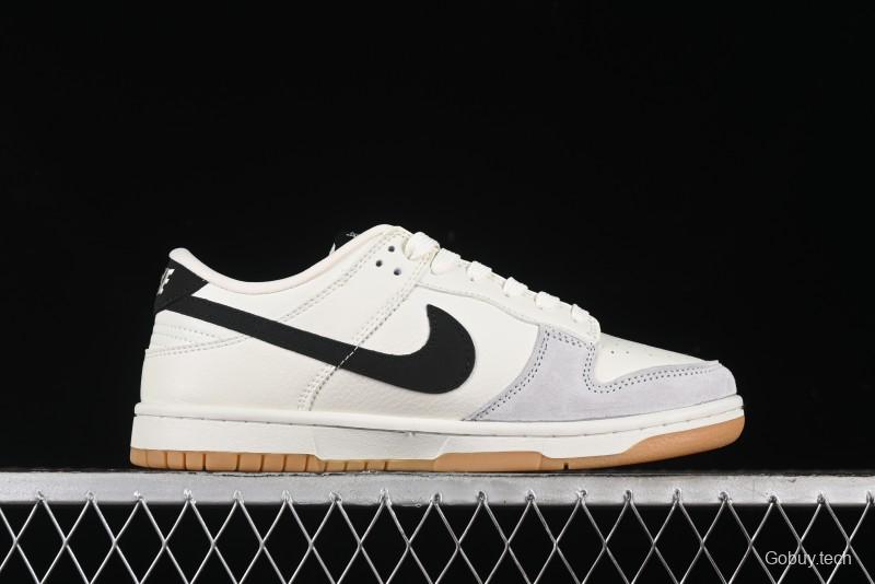 Nike SB Dunk Low Black 8 Collaboration - Beige Grey Black Gum Anniversary Custom Low-Top Casual Skate Shoes - CH6336-227
