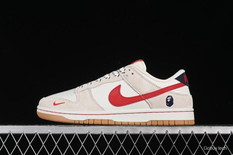 Nike SB Dunk Low BAPE Collaboration Anniversary Edition Custom Low-Top Casual Sneakers - CH6336-228