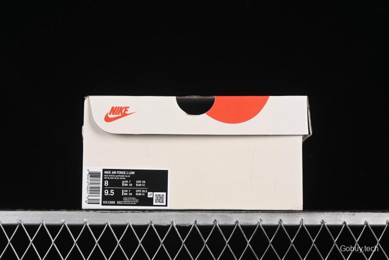 Nike Air Force 1 '07 Low Champion Collaboration - Blue White Red Low-Top Casual Sneakers - KK1988-002
