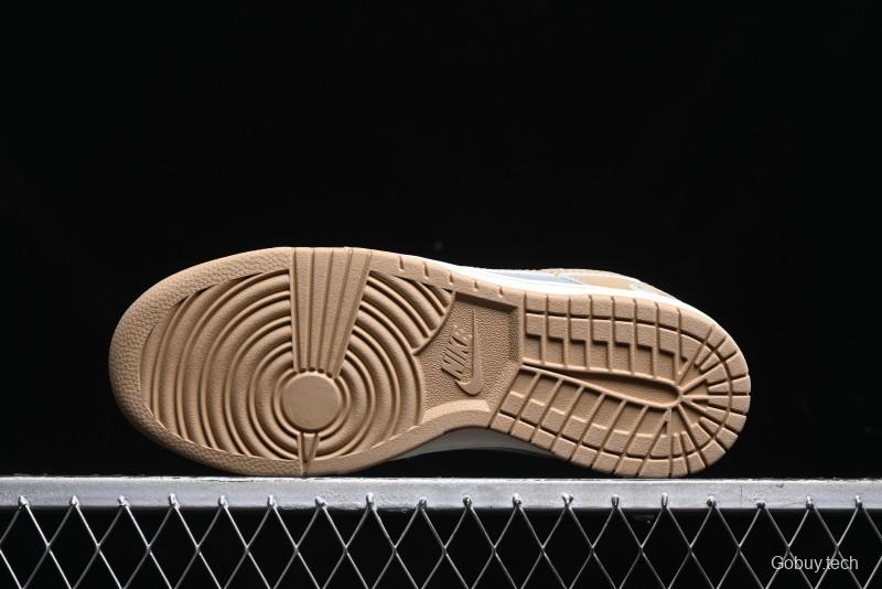 Nike SB Dunk Low BAPE Collaboration - Beige Grey Brown Anniversary Customized Low-Top Casual Sneakers - BB8969-006