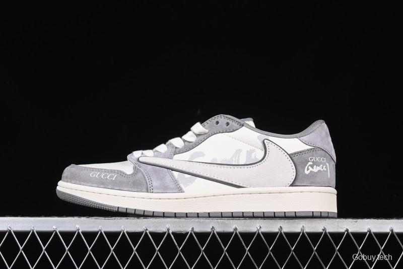 Nike Travis Scott x Fragment Design x Air Jordan 1 Low OG SP AJ1 Sneakers - DM9288-001
