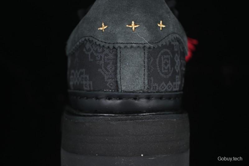 Adidas Superstar JR5114 Clot Collaboration Shell Toe Skate Shoes with Perforated Leather Upper - JR5114