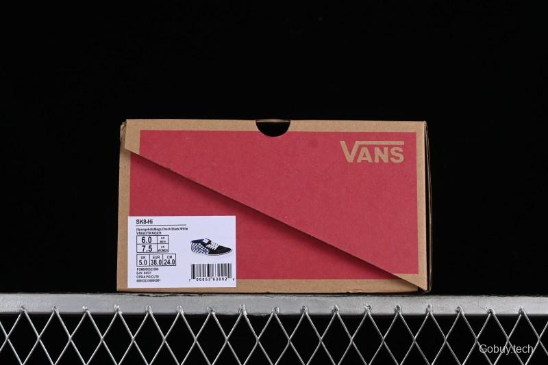 Vans SK8-Mid x Liberaiders Origami Checkerboard Mid-Top Casual Skate Shoes - VN0A3TKNQXH