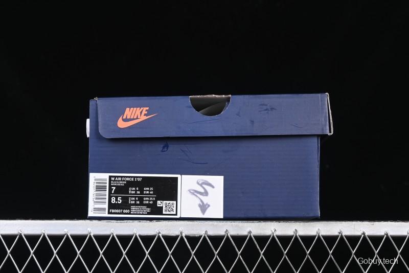Nike Air Force 1 '07 Low "Black Jeans" Graffiti Casual Sneakers - FB0607-660