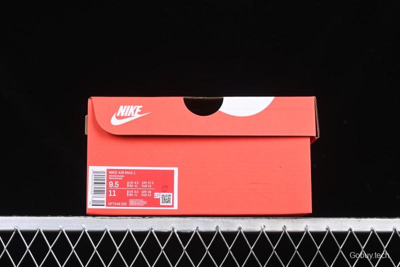 Nike Air Max 1 Retro Running Shoes with Half-Sole Air Cushion - HF7346-200