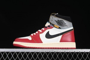 Nike Union x Air Jordan 1 Retro High Basketball Shoes Shadow Chicago - HV8563-600