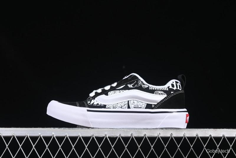 Vans Knu Skool Comfortable Fashion Slip-Resistant Wear-Resistant Low-Top Casual Sneakers - VN000CS0239