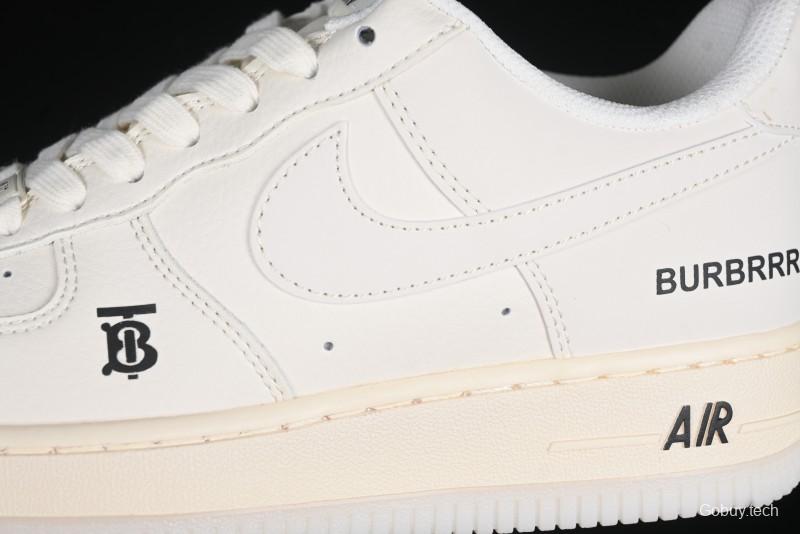 Nike Air Force 1 '07 Low Burberry Collaboration Off-White Crystal Low-Top Casual Sneakers - BB8588-226