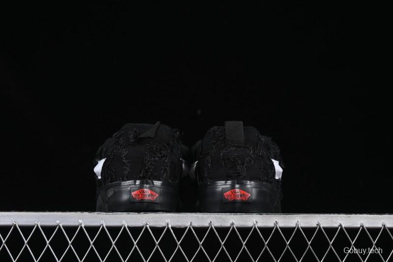 Vans Vault OG Era LX "Distressed Black" Premium Skate Sneakers