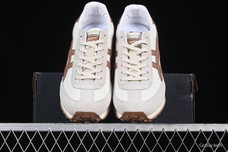 Onitsuka Tiger Serrano Retro Sneakers - White/Brown