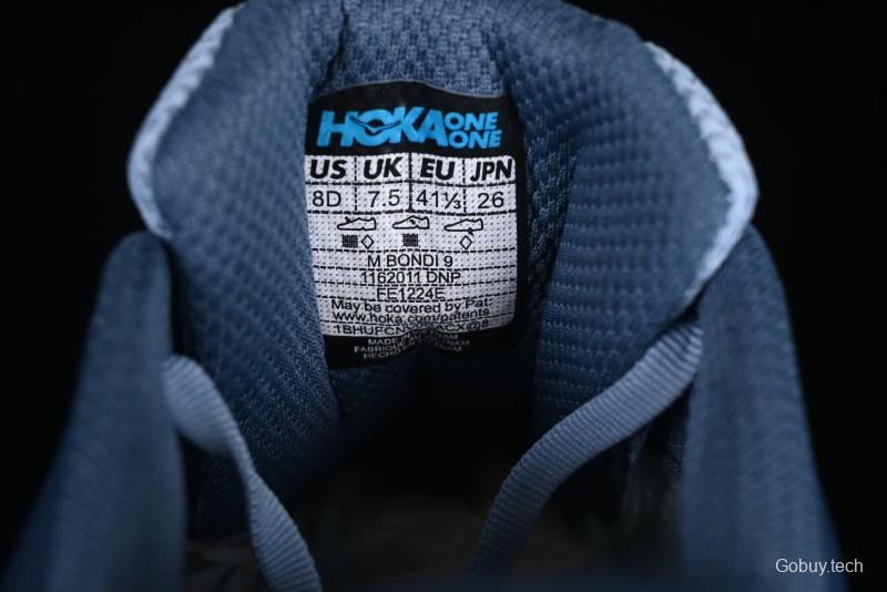 HOKA ONE ONE Bondi 9 Knit Lightweight Casual Running Shoes - 1162011 DNP