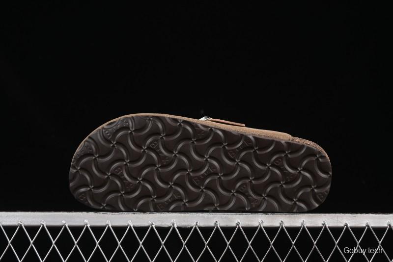 Birkenstock Arizona Soft Footbed Sandals with Suede Leather and Lambswool Lining - G.D4