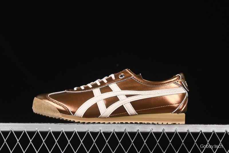 Onitsuka Tiger Mexico 66 SD Low-Top Leather Sneakers for Casual Running - 1183C468-200