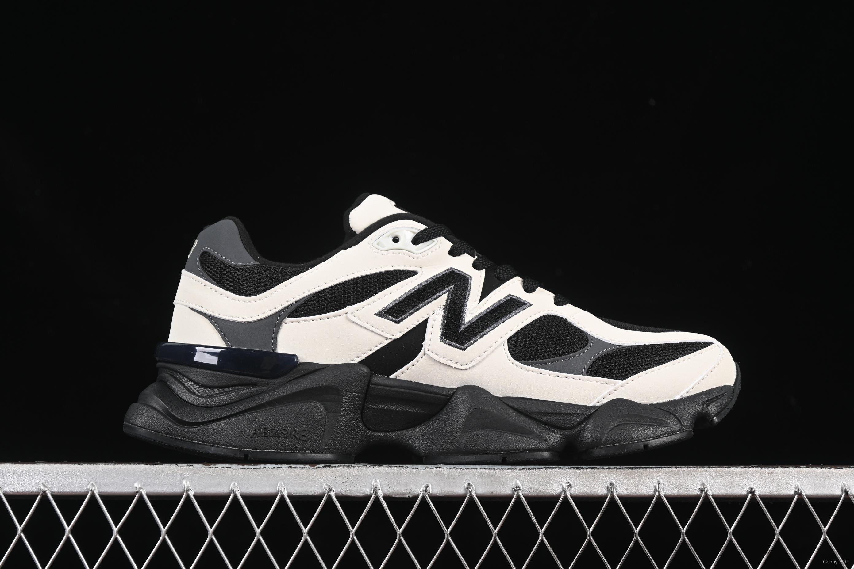 Joe Freshgoods x New Balance 9060 Retro Casual Running Sneakers with ABZORB Cushioning - U9060ZBS