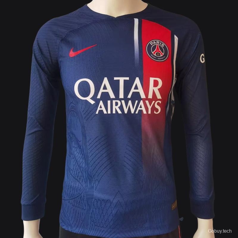 Player Version 23/24 PSG Home Long Sleeve Jersey