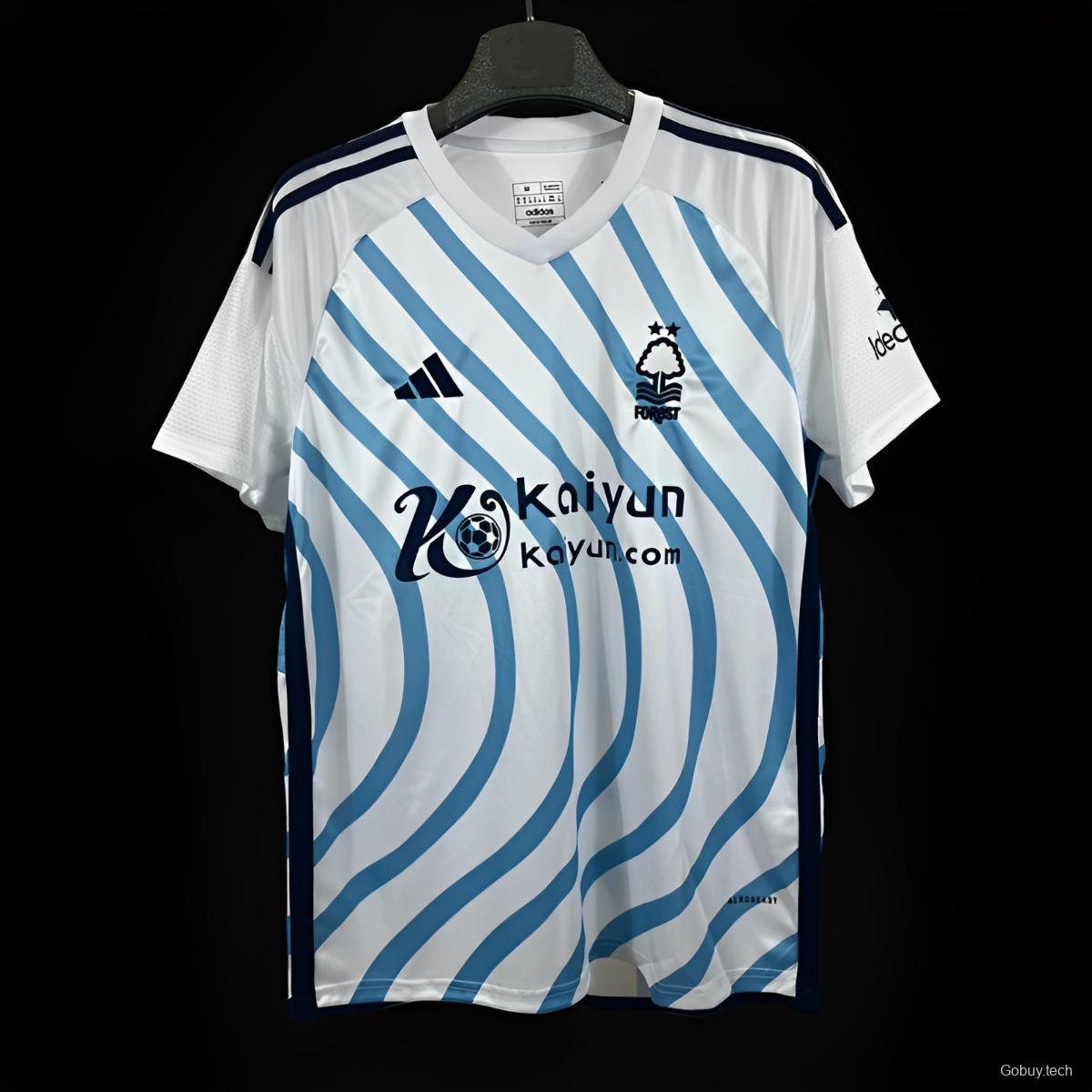 23/24 Nottingham Forest Away Jersey With Sponsor