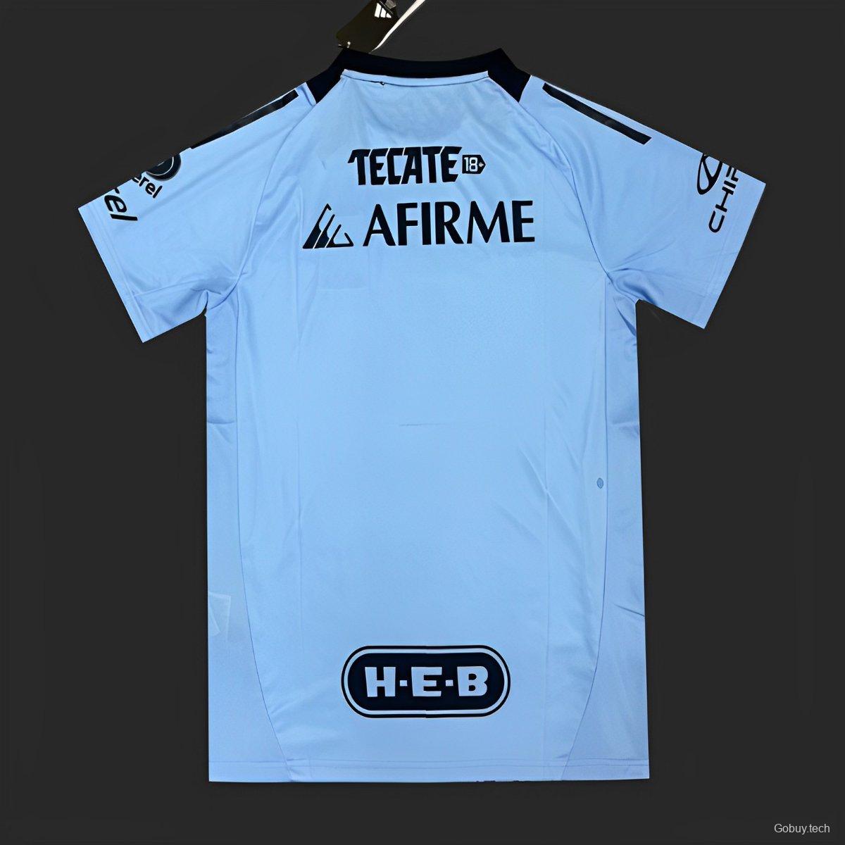 24/25 Tigres UANL Earth Day 2024 Blue Jersey