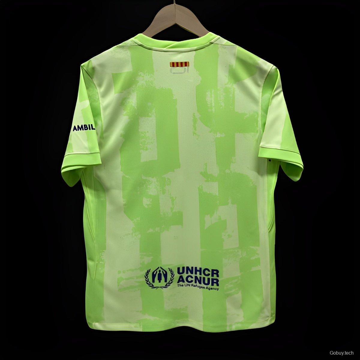 24/25 Barcelona Third Green Jersey