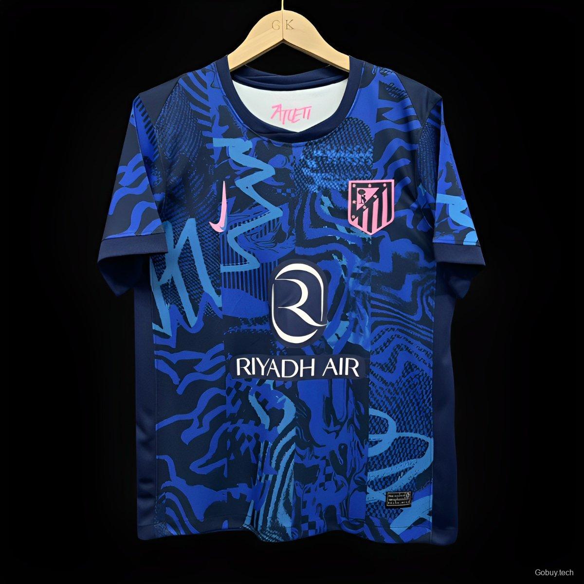 24/25 Atletico Madrid Third Blue Jersey